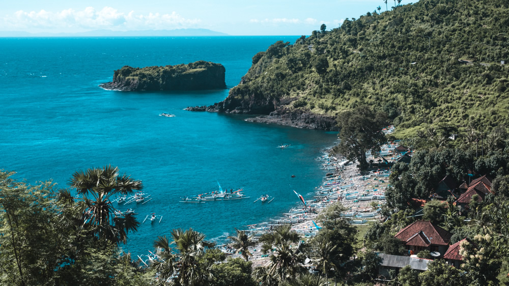 Bali, Indonesia, fishing village, 