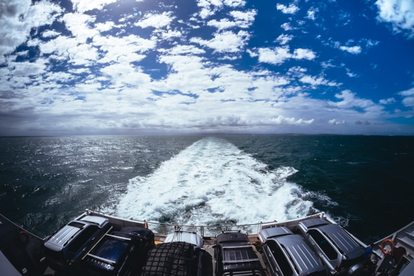 Ferry, Moreton Island, Brisbane, Queenslan