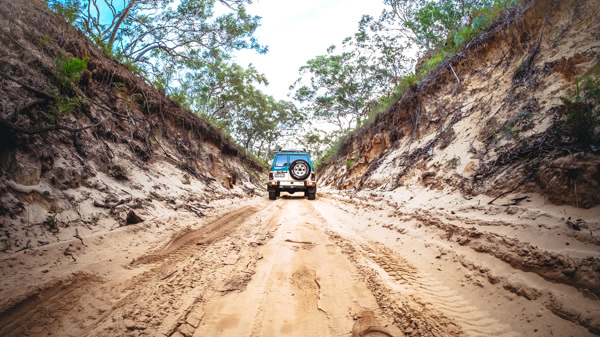 Nissan Patrol 4WD, Moreton Island, Queensland, Australia