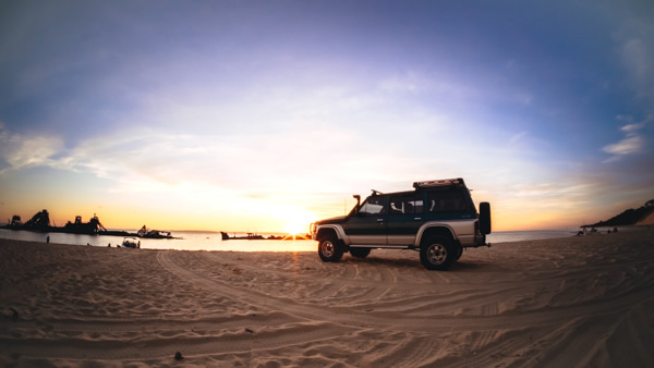 4WD, The Wrecks, Moreton Island, Brisbane, Queensland