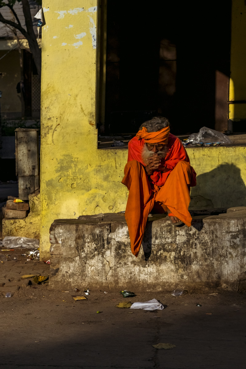 sadhu baba, holy man, Taj Mahal, Agra,